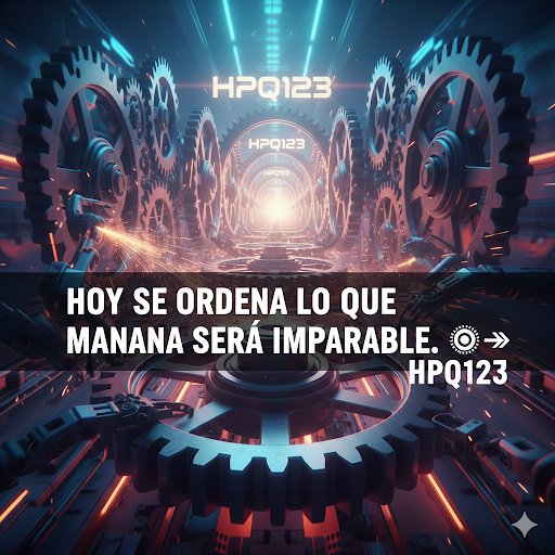 ¡La maquinaria del futuro en acción! ⚙️✨

Hoy se construye lo que mañana será imparable 🚀💪 HPQ123 trabaja en las sombras para brillar en el futuro 🔥

Como engranajes perfectos sincronizados: cada acción de hoy programa el triunfo inevitable del mañana. ¡El momentum...🌟⚡