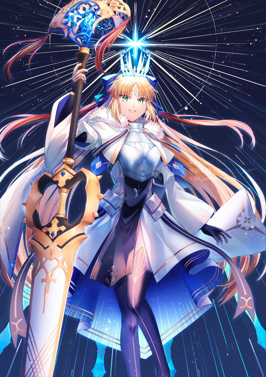 y_udumi's tweet photo. アルトリア・キャスター[術] 👑冠位戴冠戦ずっと待ってた https://t.co/DjoBXSO6D5