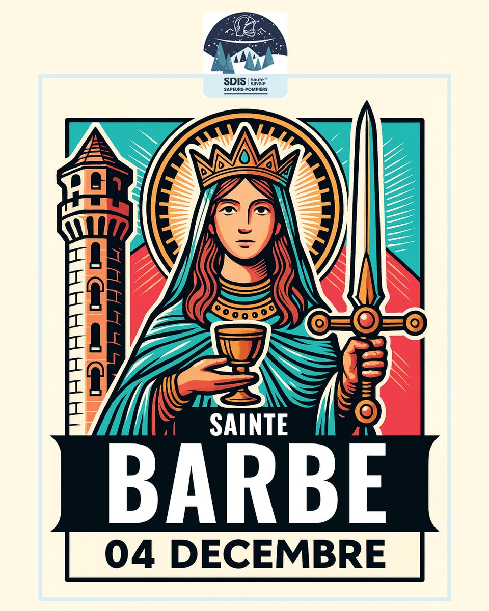Chaque année, les sapeurs-pompiers rendent hommage à Sainte Barbe, leur sainte patronne. Symbole de courage, de dévouement et de protection, elle veille sur celles et ceux qui affrontent le feu et les dangers pour protéger la population.
#SDIS74 #Pompiers74 #SainteBarbe