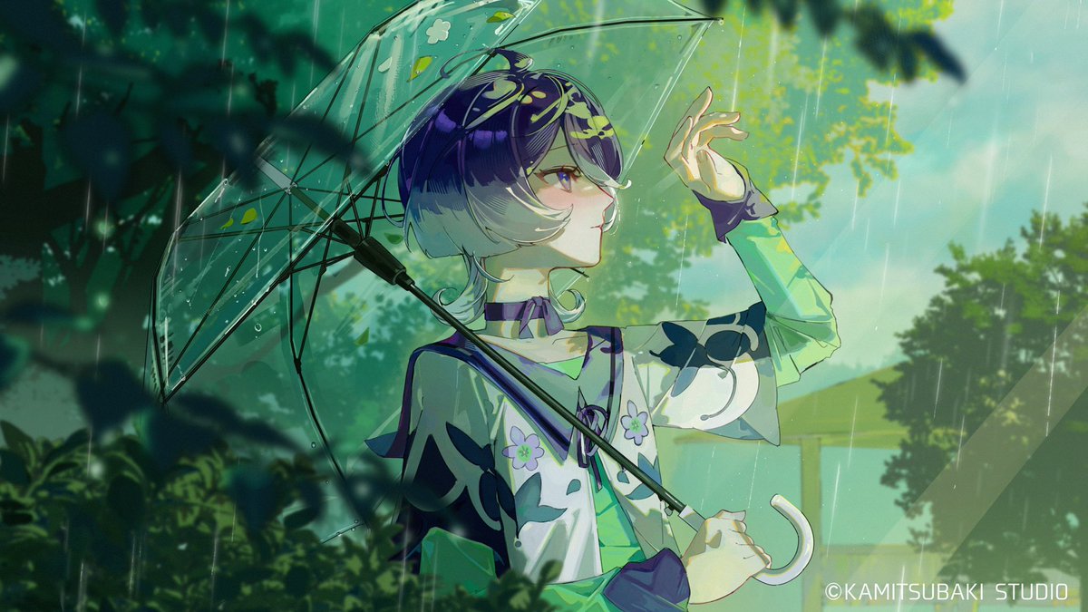 Exec0Exec's tweet photo. 美古途(#mikoto_gr)様の「Rain」歌ってみた動画のイラストを担当いたしました！
とても素晴らしい動画にして頂いております、素敵な機会をありがとうございます！ https://t.co/YE7X0xLmy5