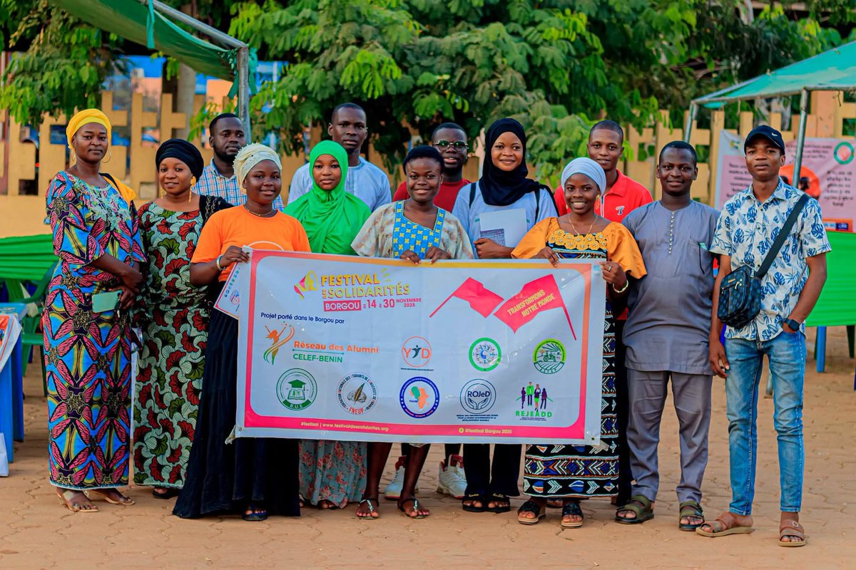 <a href="/YouthInitiativ6/">Youth Initiative for Development</a> <a href="/BeninAnpe/">ANPE BENIN 🇧🇯</a> <a href="/pnudfr/">ONU Développement</a> <a href="/AFD_France/">Agence Française de #Développement (AFD) 🇫🇷 🇪🇺</a> Le <a href="/REJEADD/">REJEADD-ONG</a>, représenté a été brillamment représenté par M. Walid's Moussa Sefou . Nous avons été sidérés par une organisation bien faite et millimétrée. Nous avons été très heureux de prendre part à cette célébration de solidarité et de cohésion sociale. 
<a href="/ab_benin/">Blogueurs du Bénin</a>