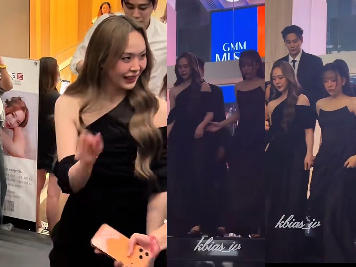 #จูนมิวนิค #JuneMewnich

June throws her            June throws her skirt 
iphone 17 pro max        to hold Mewnich’s
to hold her skirt.            hand.