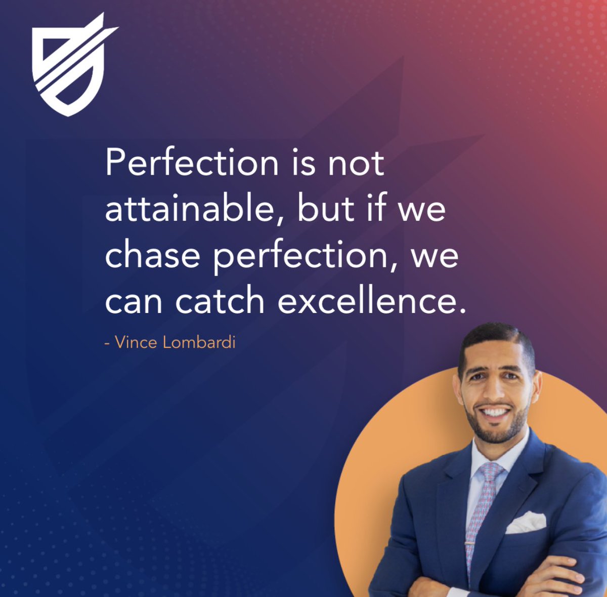 Perfection isn’t the goal—growth is. Aim high and excellence will follow. 🌟 

Get after it! 💪🏽
