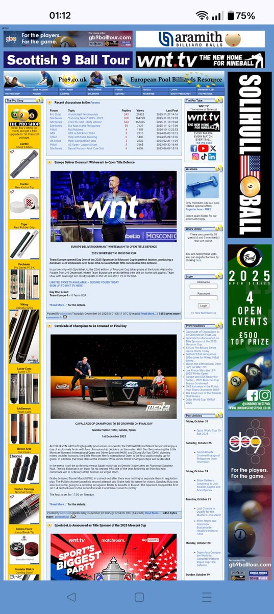 Pro9BDK's tweet photo. ::: MOSCONI CUP - ALL DAY 1 MATCH VIDEOS :::
https://t.co/MBzmatfOEK https://t.co/vm13klmt33