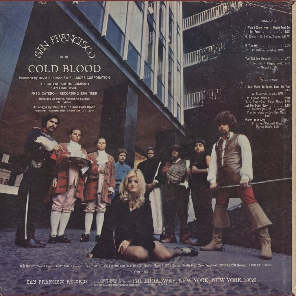 Cold Blood / コールドブラッド / Cold Blood (SD 200)】69年発表の1st