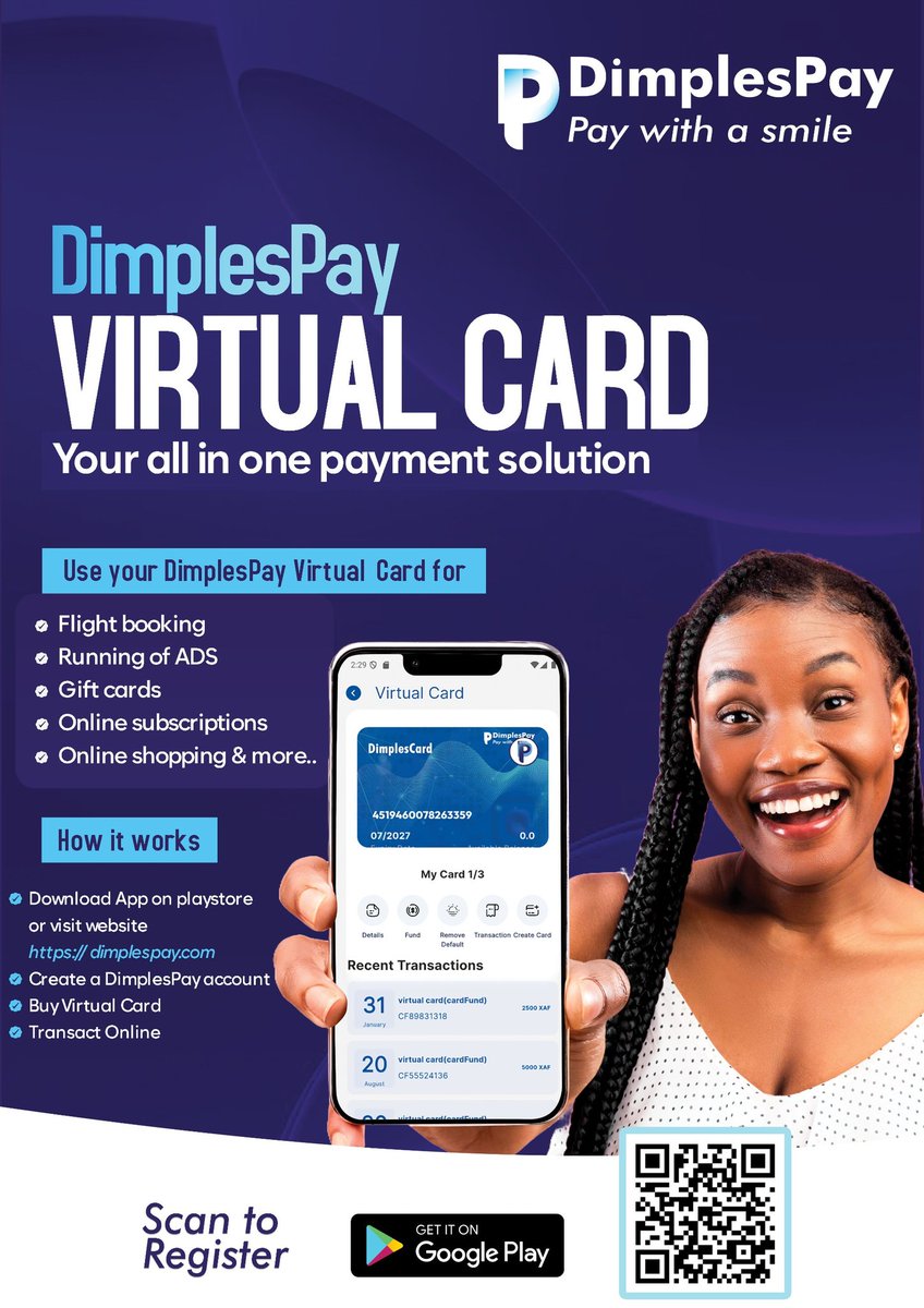 Dimplespay virtual card is the smartest way to pay money online. One payment, no hidden fees, top-notch security, and Hassle free transactions