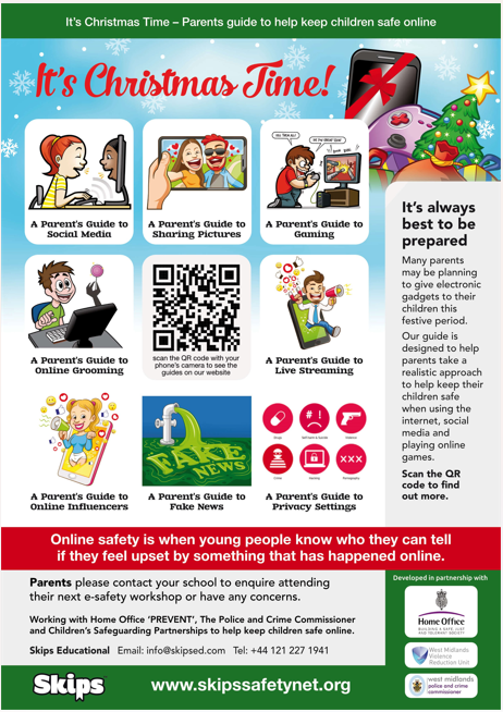 southfieldsweb's tweet image. With Christmas approaching, many children will be receiving internet-connected devices. To help parents protect their children online during the festive period, take a look at this free digital guide full of simple, practical advice.