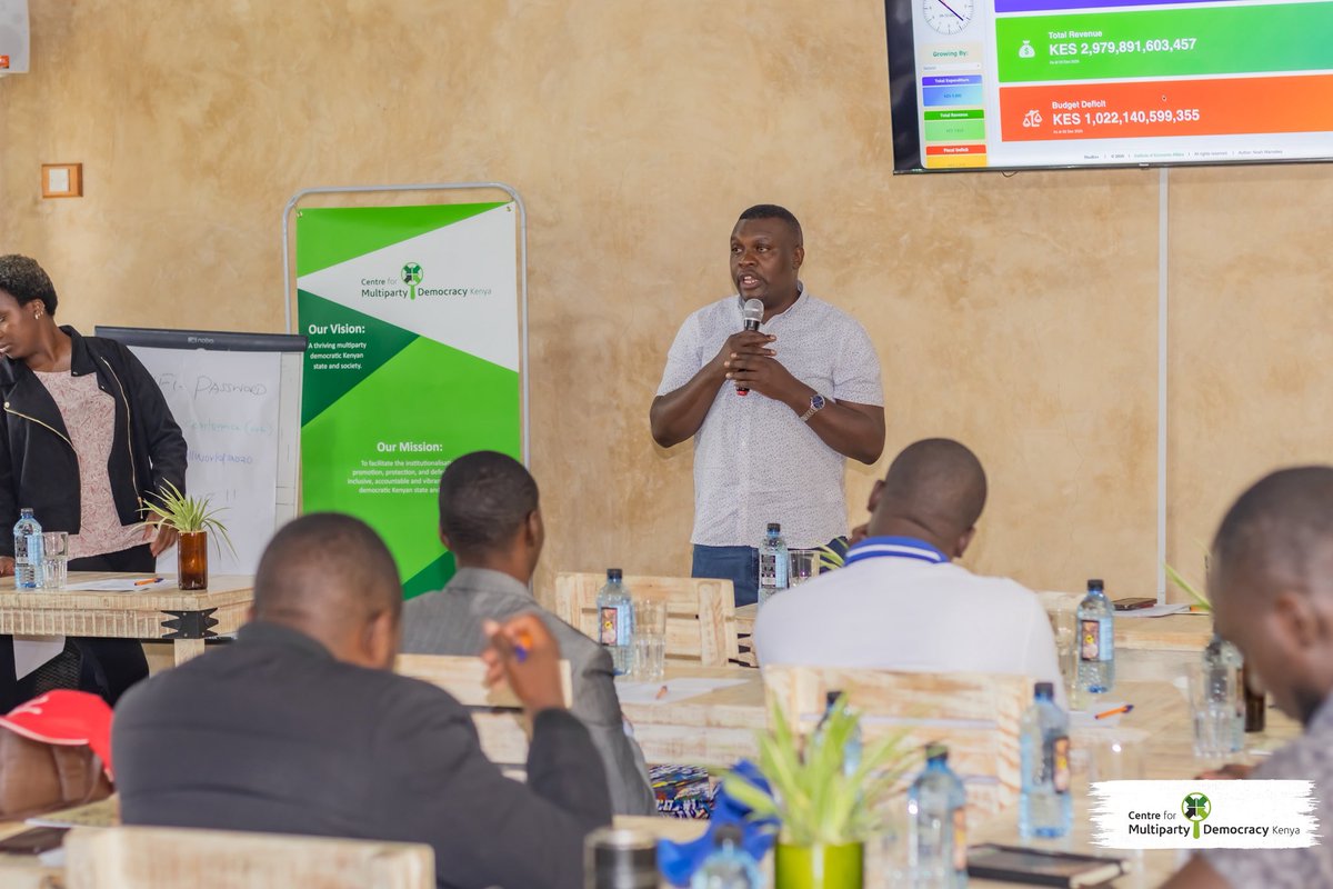 CMDKenya's tweet photo. The Centre for Multiparty Democracy (CMD-Kenya), through the Kenya Institutional Strengthening Program (KISP), is convening a high-level closed-door policy dialogue 🏛️ bringing together political leaders, youth league representatives from CMD member parties, and young changemakers from Manifesto Yetu 👥💡.

This dialogue speaks directly to CMD-Kenya’s mission to promote issue-based politics and inclusive governance 🗳️🤝. By offering a safe, structured space for reflection and consensus-building 📝💬, the engagement enables stakeholders to validate, consolidate, and commit to priority issues ✅ that will shape a national issue-based youth agenda 📊📌 grounded in the lived experiences and aspirations of diverse citizens 🌐.

With youth intentionally placed at the heart of Kenya’s national policy conversations 💪🎯, this platform strengthens their leadership in advancing issue-based politics and nurtures intergenerational engagement 👨‍👩‍👧‍👦🧩 essential for evidence-driven governance reforms—especially as Kenya prepares for the 2027 electoral cycle 🗓️🇰🇪