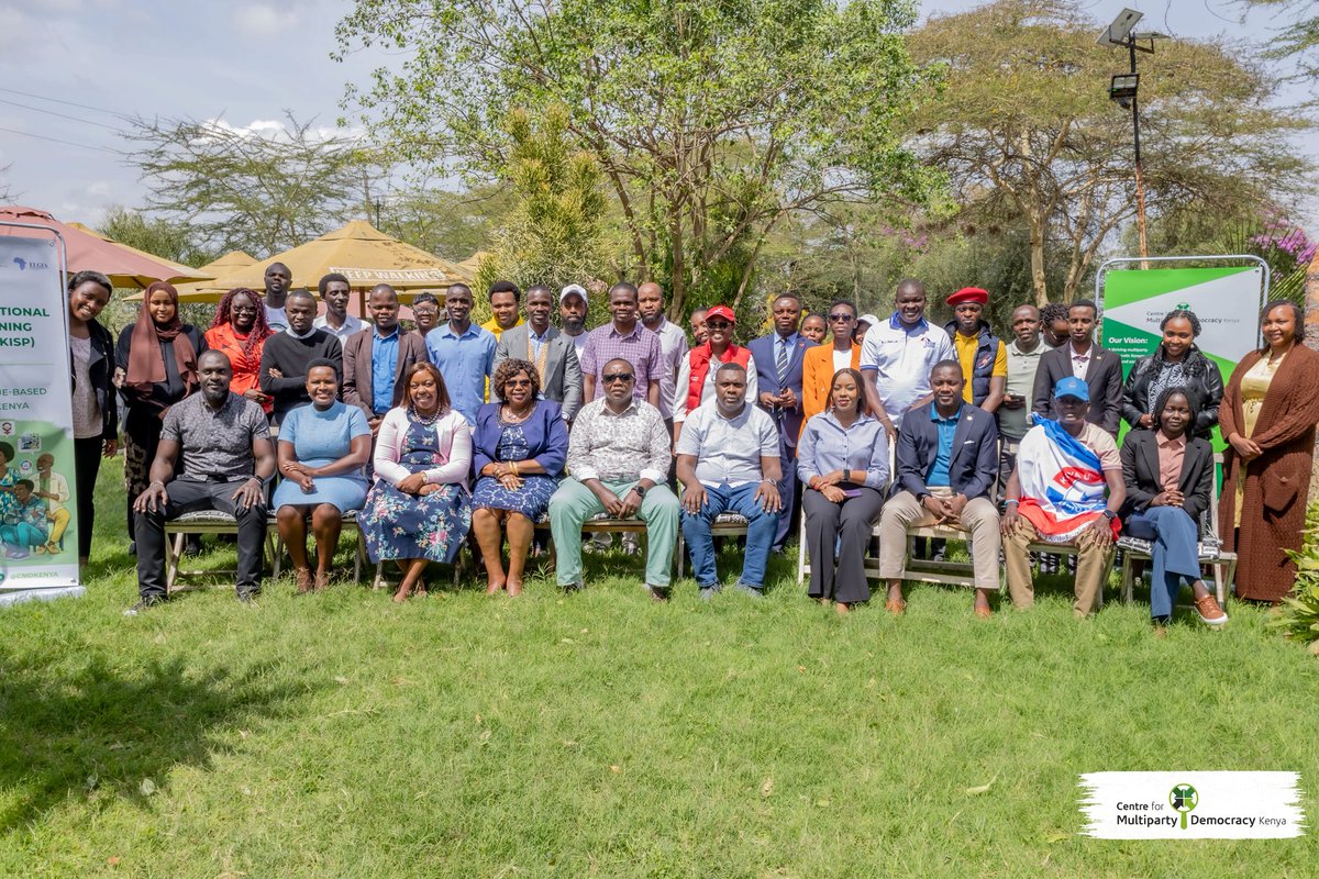 CMDKenya's tweet photo. The Centre for Multiparty Democracy (CMD-Kenya), through the Kenya Institutional Strengthening Program (KISP), is convening a high-level closed-door policy dialogue 🏛️ bringing together political leaders, youth league representatives from CMD member parties, and young changemakers from Manifesto Yetu 👥💡.

This dialogue speaks directly to CMD-Kenya’s mission to promote issue-based politics and inclusive governance 🗳️🤝. By offering a safe, structured space for reflection and consensus-building 📝💬, the engagement enables stakeholders to validate, consolidate, and commit to priority issues ✅ that will shape a national issue-based youth agenda 📊📌 grounded in the lived experiences and aspirations of diverse citizens 🌐.

With youth intentionally placed at the heart of Kenya’s national policy conversations 💪🎯, this platform strengthens their leadership in advancing issue-based politics and nurtures intergenerational engagement 👨‍👩‍👧‍👦🧩 essential for evidence-driven governance reforms—especially as Kenya prepares for the 2027 electoral cycle 🗓️🇰🇪