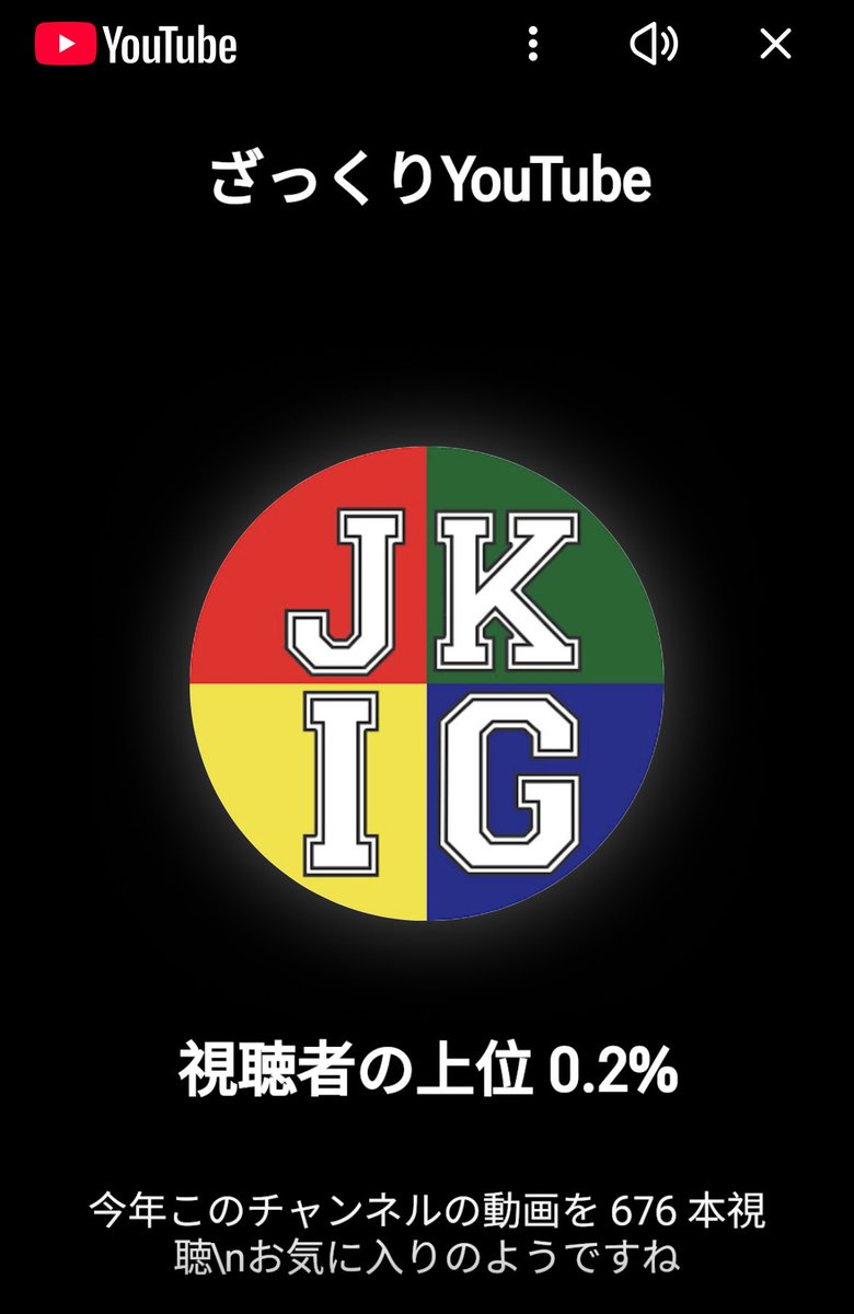 Rep_Chan_'s tweet image. 上位0.2%は誇れる数字やな
これからも楽しみ

毎週水曜土曜ちゃんとみてまーす

@zakkuri_youtube