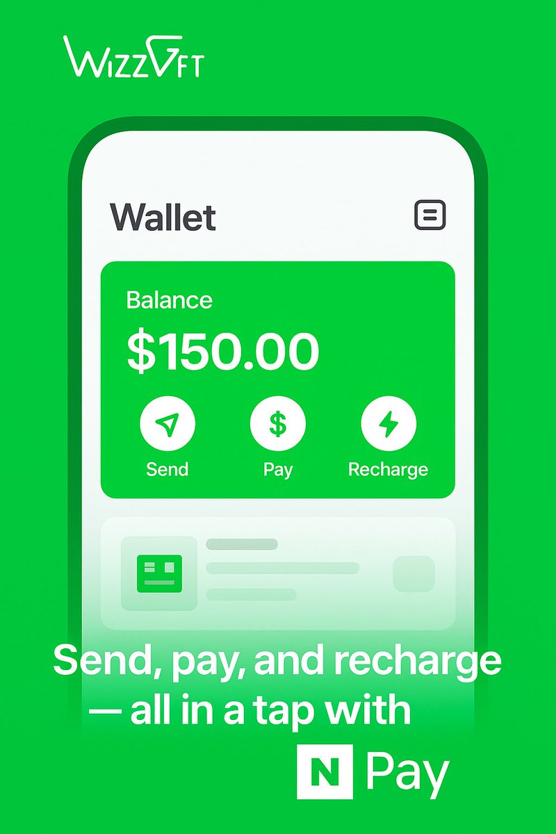 wizzgift's tweet image. "Experience effortless payments — all in one tap with NPay."💲💳
#NPay #WizzGift #WalletApp #SmartPayments