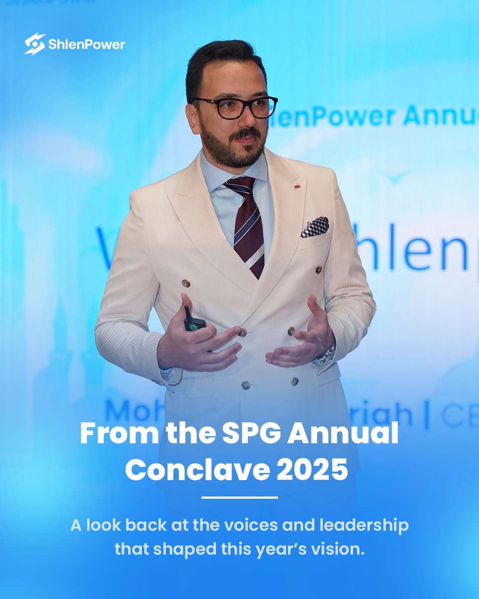 Shlenpowercom's tweet photo. From the ShlenPower Annual Conclave 2025.

Moments from the speakers who shaped our direction forward.
A powerful lineup, strong insights, and a vision built together.

#Shlenpower #SPGAnnualconclave25 #Web3 #Blockchain #Antalya https://t.co/aFjEjpr8B8