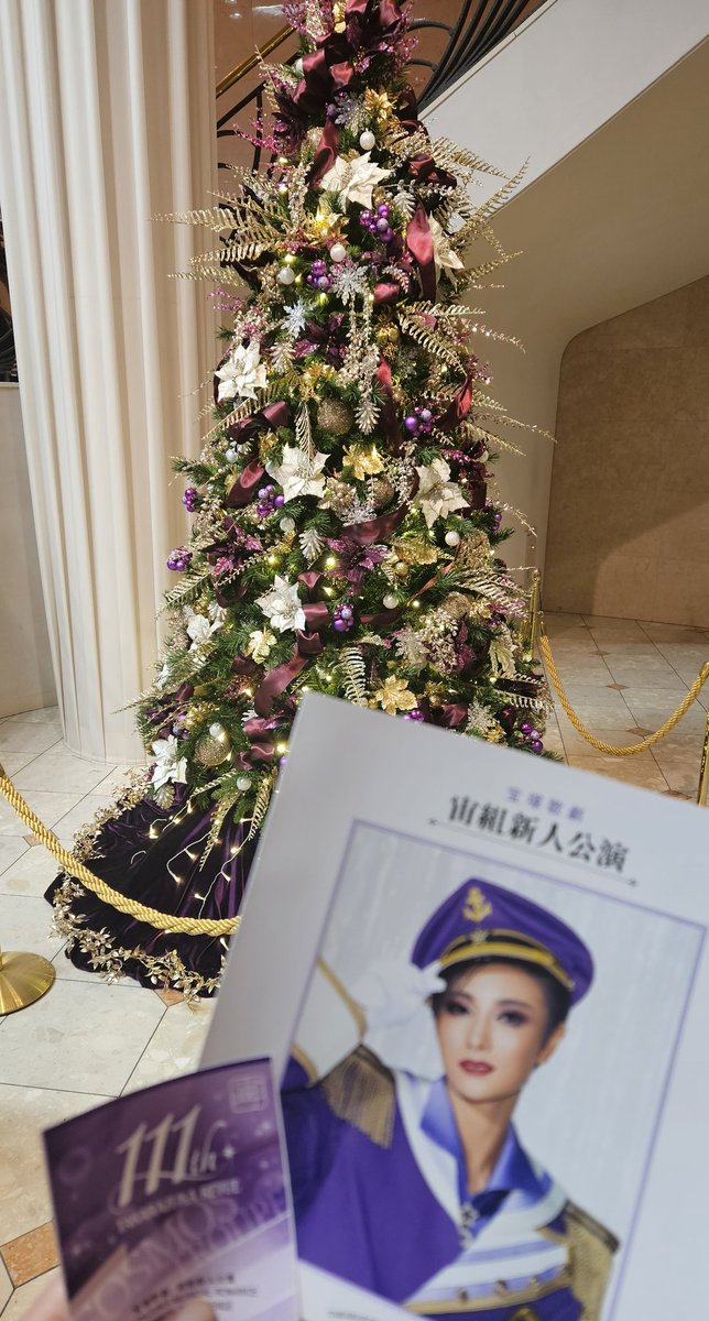 yohnyan01's tweet image. 久しぶりに東京宝塚劇場のクリスマスツリー見た🎄✨新公がmy初日my楽🤭