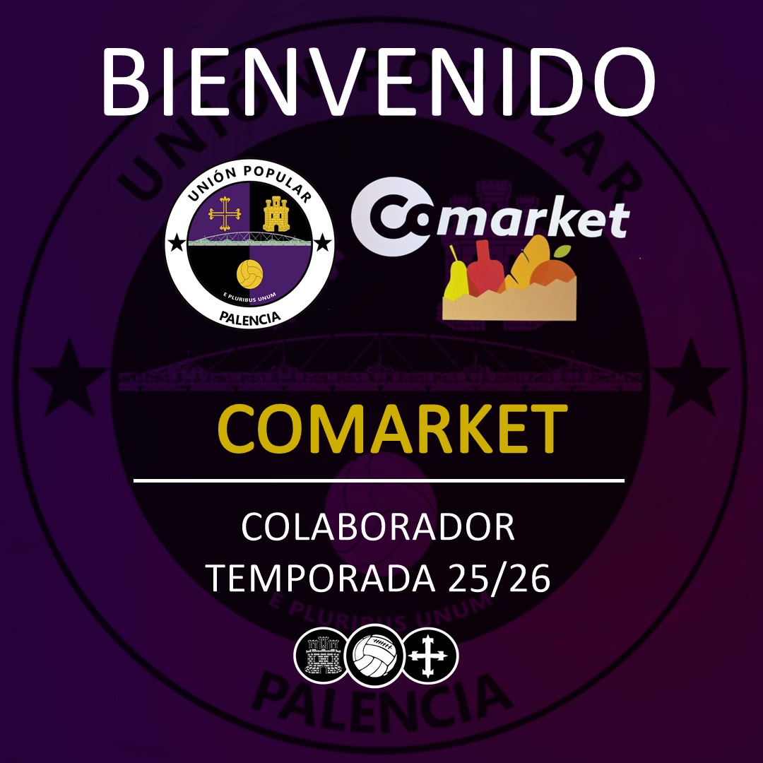 🚨COLABORADOR 🚨🟣25/26🟣

Comarket Palencia se ha unido al club para esta temporada. Ubicado en C/ Extremadura, 5. En Comarket transforman la forma de comprar, uniendo grandes marcas, ahorro real y experiencia de supermercado. ¡No dudéis en hacer vuestras compras en Comarket!