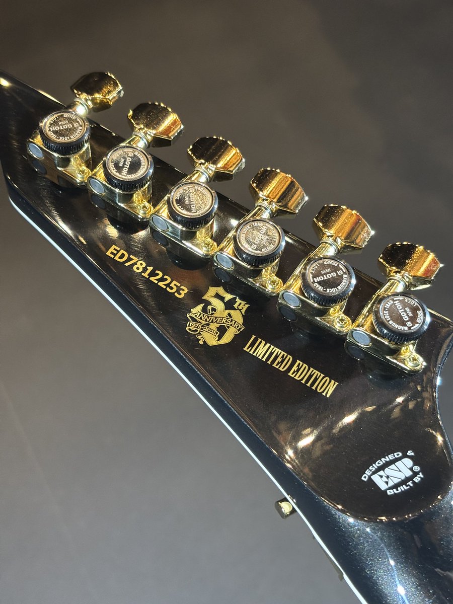 商品情報！】 #EDWARDS E-HORIZON-CTM 50TH Ash Black Burst C / Black