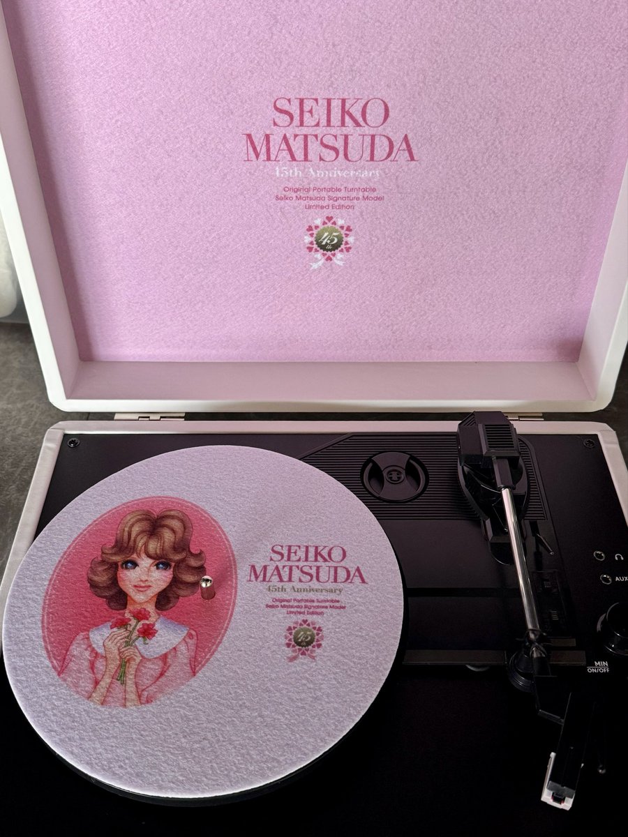 45周年限定プレミアムセット届きました！ LPレコード2枚組とポータブル