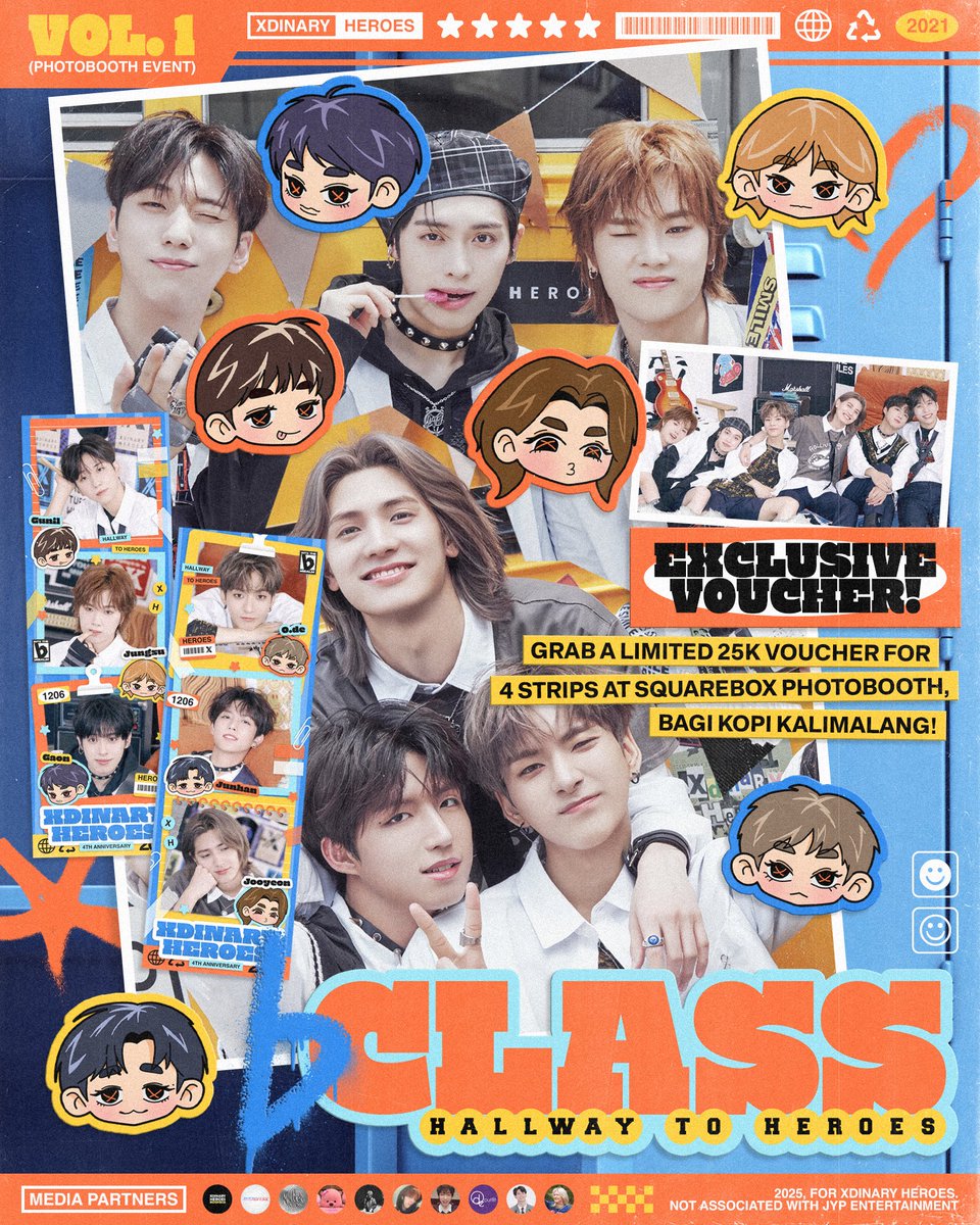 IntoThebRealm's tweet photo. <PHOTOBOOTH B1G1 EVENT>
#b_ClassFlicks
Use our βClass exclusive frame and print out 4 strip instead of 2 strip for only IDR25.000ποΈ Promotion are limited only for visitor of Squarebox Bagi Kopi Kalimalang!
How to claim:
1. Visit Bagi Kopi Kalimalang and take pics at Squarebox Photobooth
2. Input this code: ITBR2025
Come and claim your code only at 5-7th December (very limited quantity!)
#Into_The_bRealm
#b_Class #HallwayToHeroes
