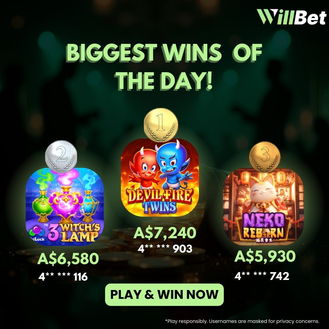 Willbet_Gaming's tweet image. The more you spin, the more you win! 🎉

Congrats to all the players who hit the biggest wins! 💰
Now it’s your turn 🫵 

Tap on the link shorturl.at/8qTmJ &amp;amp; take your chance to win big!

#devilfire #devilfiretwins #3witches #nekoreborn #WinnersOfTheDay #PlayNow #WinBig