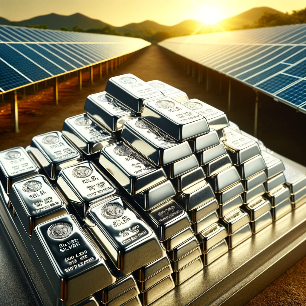 🥈Top Industrial Products Driving Silver Demand Higher:

- Solar panels  
- Electric vehicles (EVs)  
- 5G infrastructure  
- Smartphones &amp; electronics  
- AI data centers  
- Medical devices &amp; antimicrobial products  
- Batteries &amp; energy storage  
- Nanotechnology applications