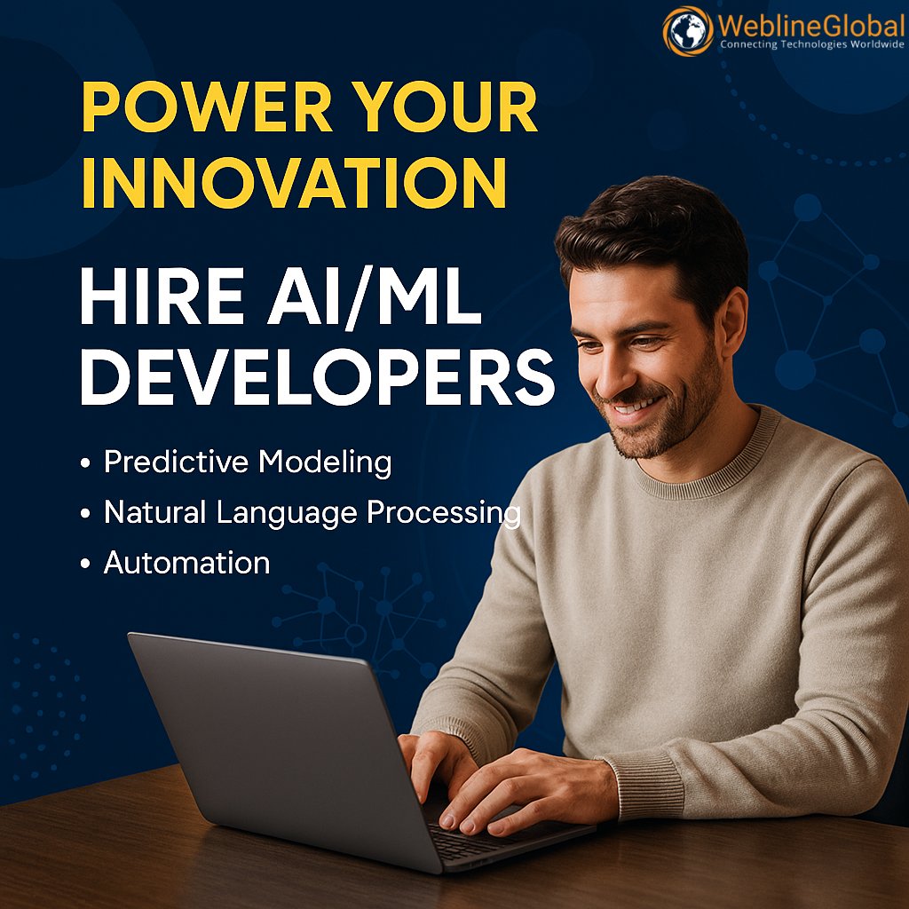 weblineglobal's tweet image. Accelerate innovation with top-tier AI/ML developers-skilled in predictive modeling, NLP, automation &amp;amp; more. Build smarter, faster, scalable solutions today.

Hire now ➜ weblineglobal.com/contact-us/

#AI #MachineLearning #AIDevelopers #TechTalent #HireDevelopers