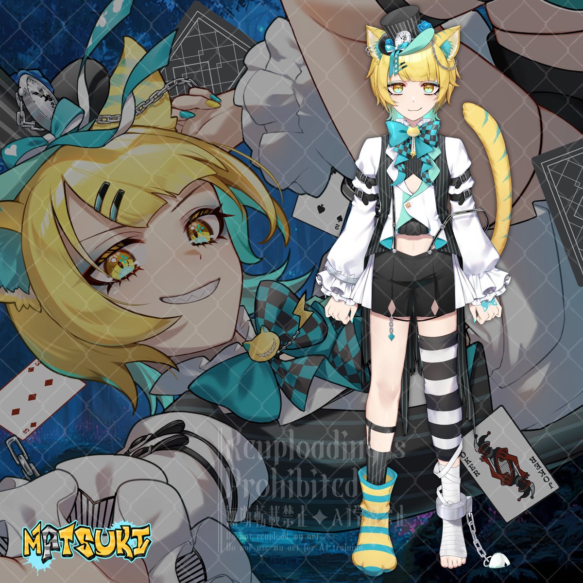 matsuki_noi's tweet photo. ⛓️ 囚人ストリーマー系少年VTuber 🐾

総合        →#萬月のい
配信        →#まつきの配
イラスト→#まつきの絵
見て全般→#まつき見ろ
マーク    →⛓️🌕

YouTube→ https://t.co/2g2UxPp6Jl

※イラストはサムネなどで使わせていただく場合があります

↓三面図＆他リンクはツリーに↓ https://t.co/CZIsN7JOMZ
