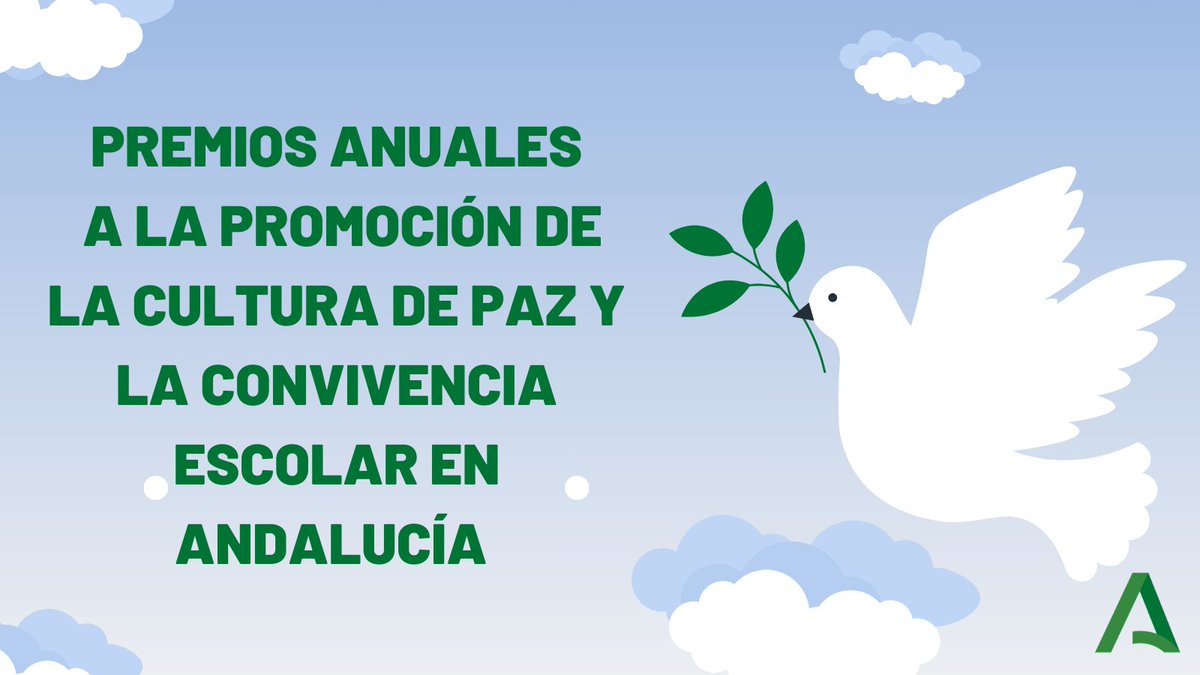 DGICyP's tweet photo. 📢Se hace público, a través de Resolución publicada en BOJA, el fallo del Jurado de concesión de los Premios Anuales a la Promoción de la Cultura de Paz y la Convivencia Escolar en Andalucía, correspondientes a la convocatoria para 2024/2025.
🔗https://t.co/VgZNZUzUny
@EducaAnd https://t.co/UT4k43CG4P