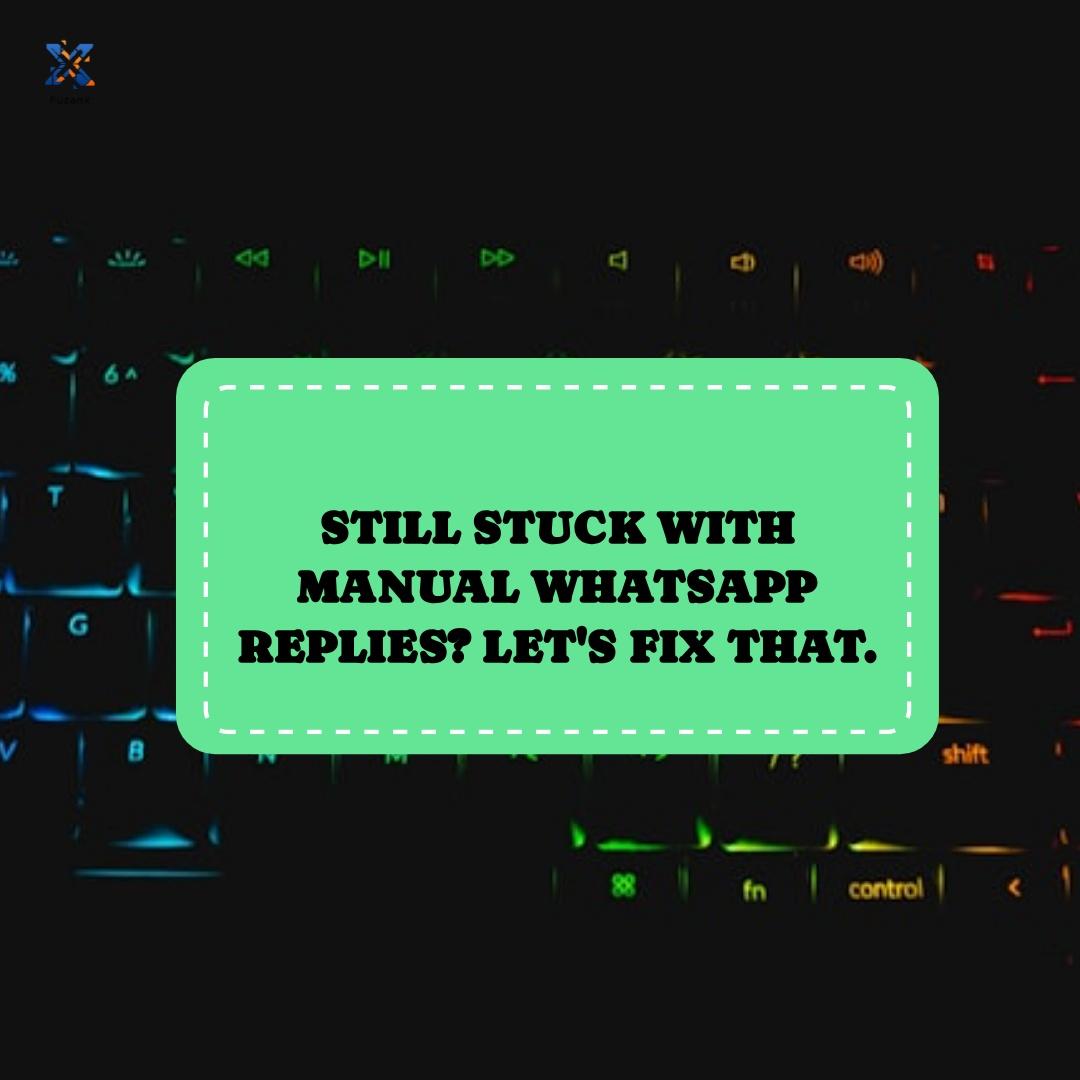 fuzanx's tweet image. Is manual WhatsApp holding your team back? Automate follow-ups, route chats, and sync CRM with no-code bots on Fuzanx. Try our solution now. Thoughts?

#whatsappcrm #workflowautomation #nocode #chatbots #conversationalcommerce #customerexperience #fuzanx #SaaS