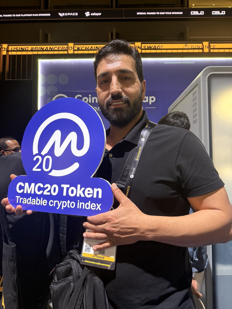 Loving the idea of a tokenized top-20 cyrpto index by <a href="/CoinMarketCap/">CoinMarketCap</a>  #CMC20 #BBW2025 <a href="/binance/">Binance</a> when listing?
