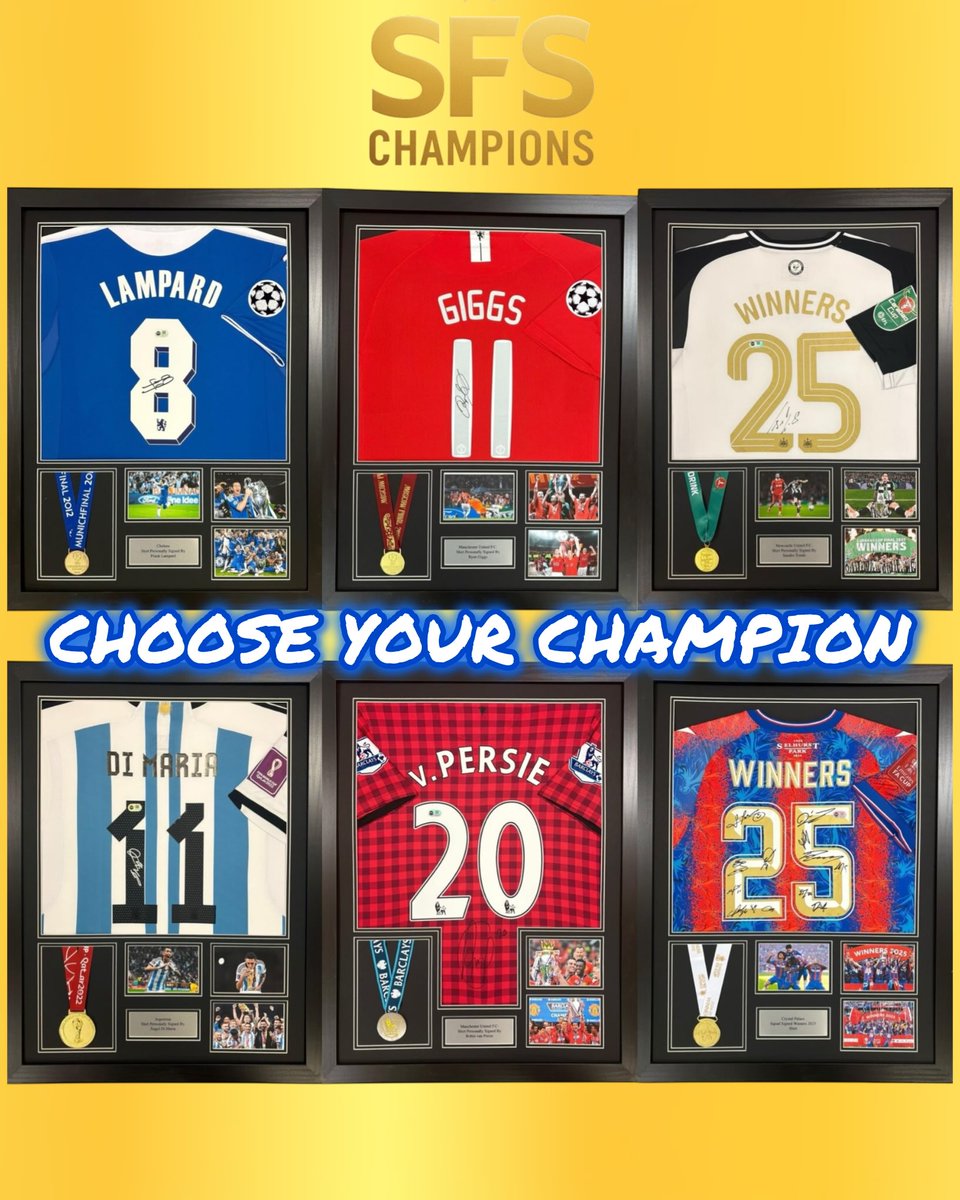 Signed Football Shirts & Shirt Framing Services tweet media