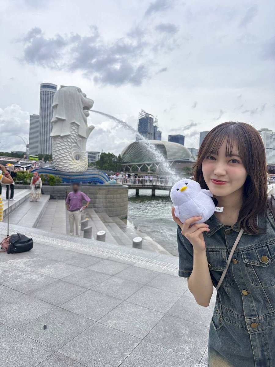 🐣🐣🐣 ／ 🐥シンガポールに行っていた #まつりちゃん から写真が届い