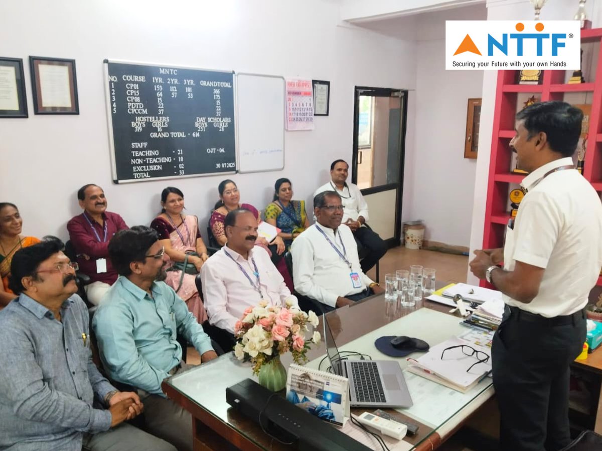 NTTFindia's tweet image. Welcoming 268 students &amp;amp; staff from New English School, Murbad at NTTF Murbad Training Centre! They explored real-time skills, hands-on learning &amp;amp; career pathways in tech education. Inspiring the skilled youth of India! #NTTF #TechnicalEducation #SkillDevelopment