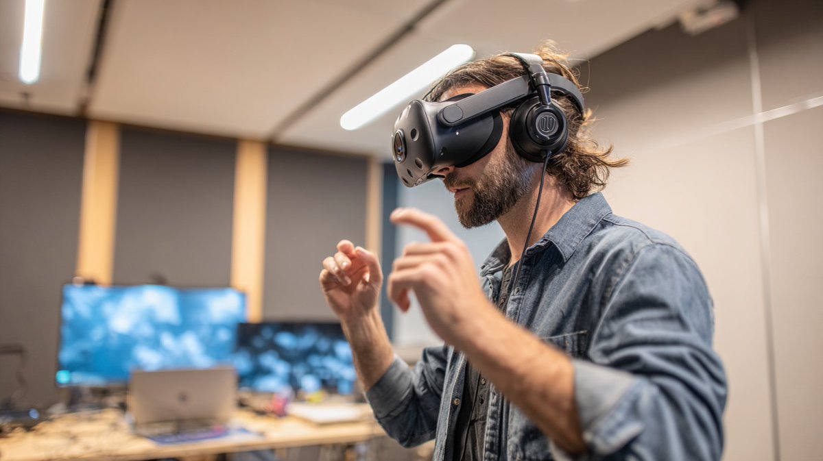 xrmimic's tweet image. We create VR experiences that transport users to unforgettable worlds. From hyper-realistic simulations to enterprise training, our solutions include intuitive UI, real-time interactions, and seamless 3D integration. 

mimicxr.com 

#VirtualReality #VRDevelopment