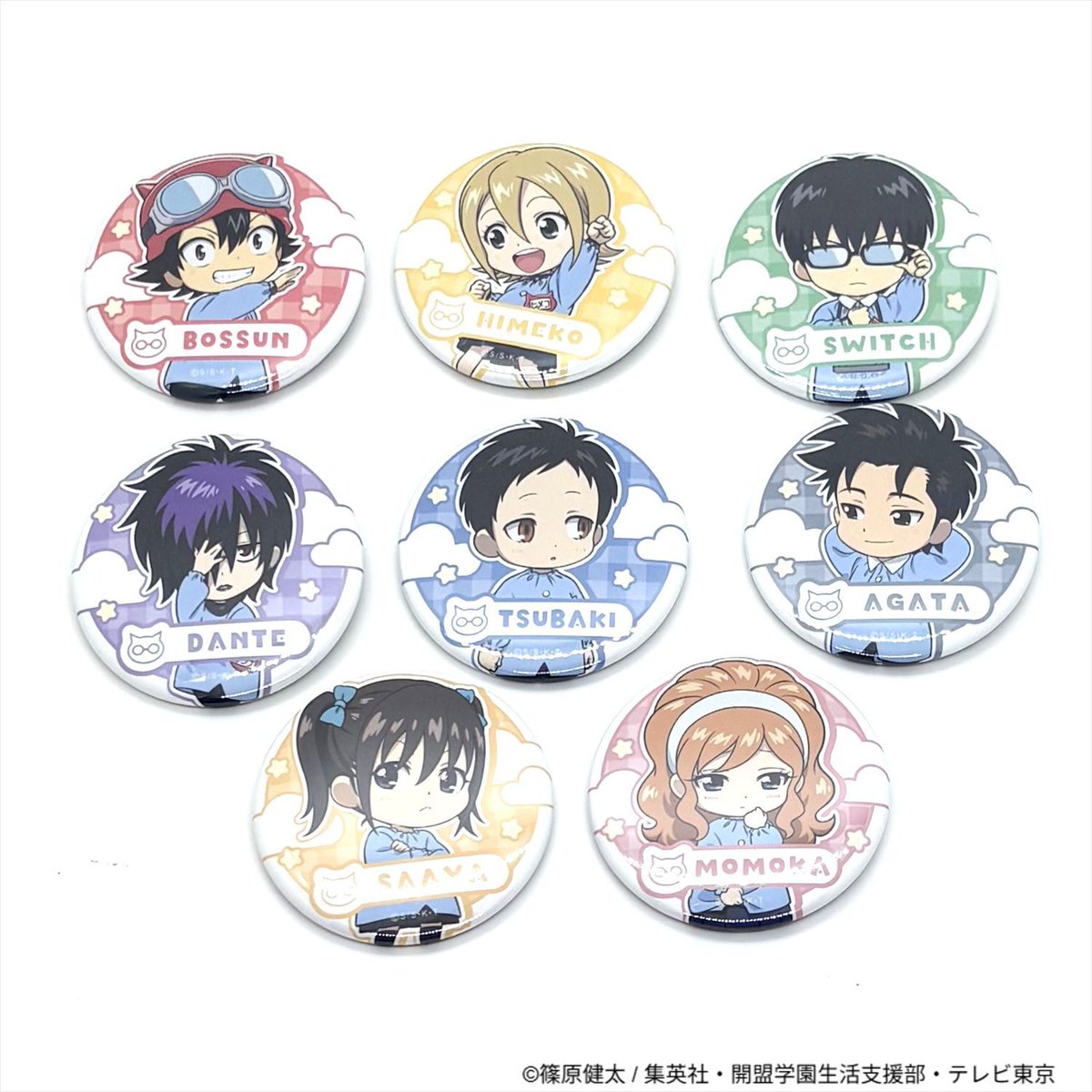 缶バッジかさばらないし持ち歩けるし可愛いので自分用に発注しちゃった