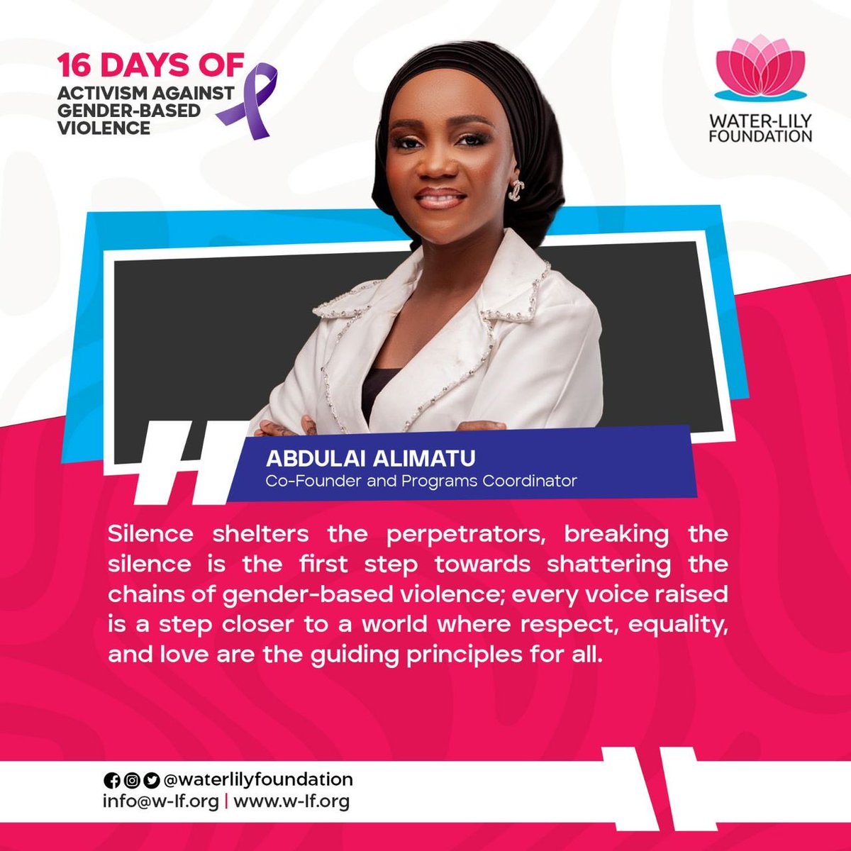 Water-Lily Foundation tweet media