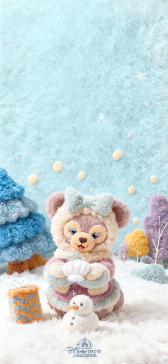 Lina__0929's tweet photo. 上海ディズニーから冬の贈りもの🎁
ふわふわ毛糸デザインの壁紙で、みんなほっこりかわいすぎる🧶☃️
ぬくもりたっぷりの冬、スマホにも届けよう💛
#リーナベル #ダッフィーフレンズ #上海ディズニー https://t.co/UHy7uApngF