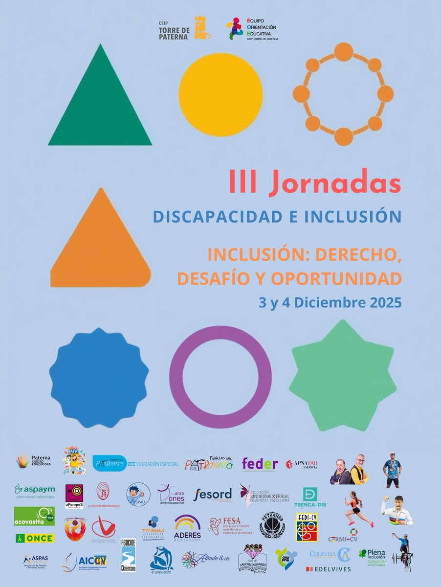 Hoy participamos en las III Jornadas “Discapacidad e Inclusión” del CEIP Torre de Paterna con un taller para que el alumnado se ponga en los zapatos de las personas con #dislexia.
¡Muchísimas gracias al centro por esta oportunidad!

Trenca-dis es romper el dis para mirar la