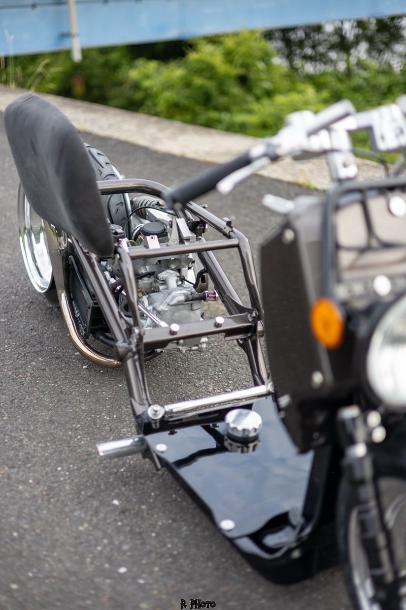 配線・ワイヤー・ホース全てフレーム内通っております🫡