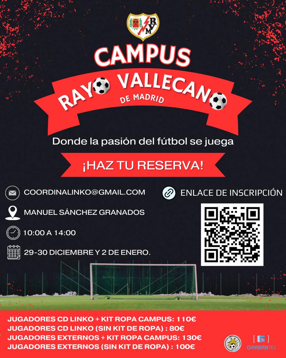⚽️ #Fútbol 
🟡🔴 Llega el Campus Oficial del Rayo Vallecano a #Ávila de la mano de Linko 
deportesavila.es/llega-el-campu…