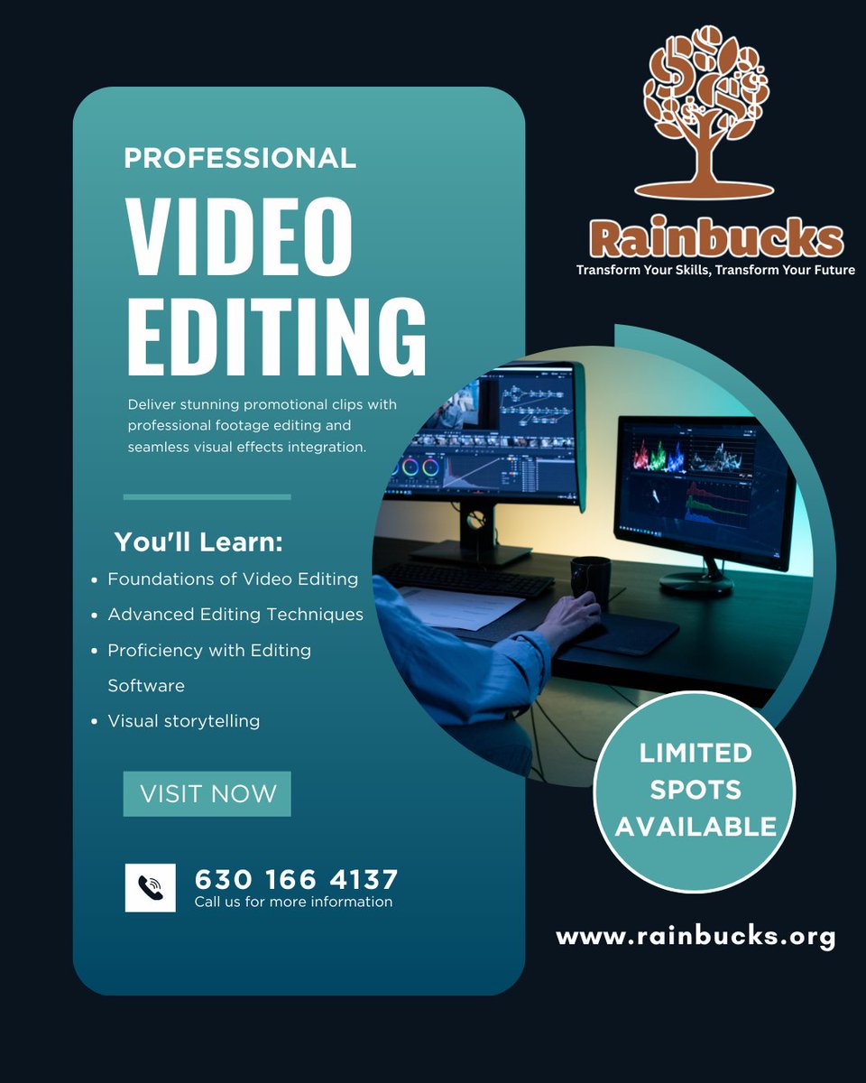 BrainBucks34569's tweet image. 🎬 Master Professional Video Editing with Rainbucks!
Learn industry-standard tools, create stunning videos &amp;amp; become career-ready with hands-on training.
👉 Enroll now: forms.gle/mZuwg39G4YQDQC…
🌐 rainbucks.org

#VideoEditing #OnlineLearning #RainbucksIndia