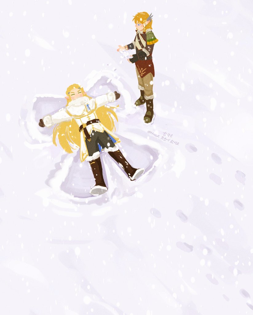 ❄️ 
#zelink #botw