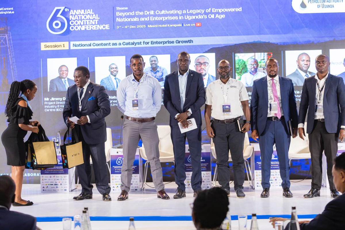 PAU_Uganda's tweet image. Key take-aways from the first panel session:

• National Content drives cross-sector growth
• Capacity building, quality &amp;amp; compliance are key
• Transparent communication &amp;amp; fair practices strengthen partnerships
• Leveraging oil &amp;amp; gas experience unlocks broader opportunities