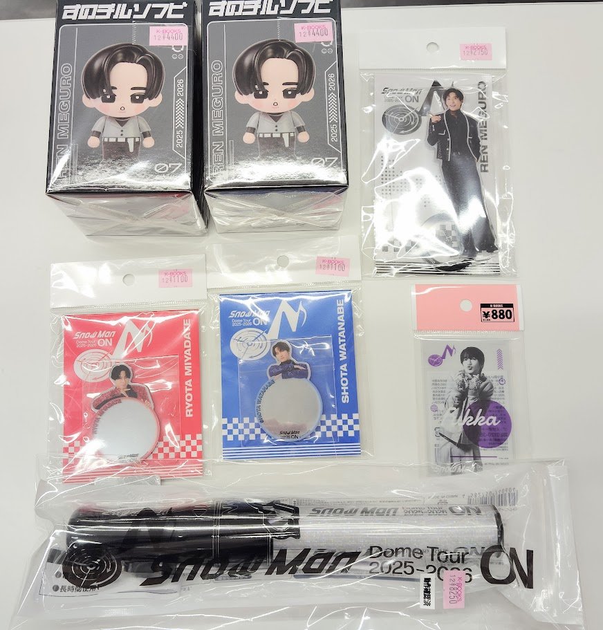 入荷情報】 「#SnowMan Dome Tour 2025-2026 ON」 関連商品入荷しま