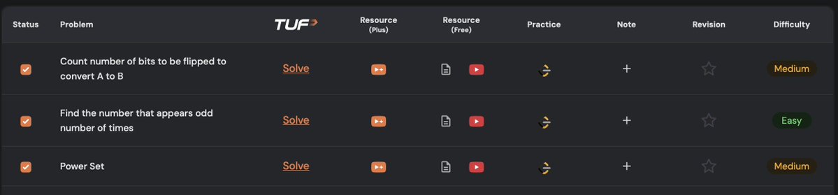 kmcoding_'s tweet image. #DSA #ProblemSolving Day 51 Goal : Done✅. Revised power sit, single number-1, number of flipped bits problems.
#TUFWinterArc #takeUforward