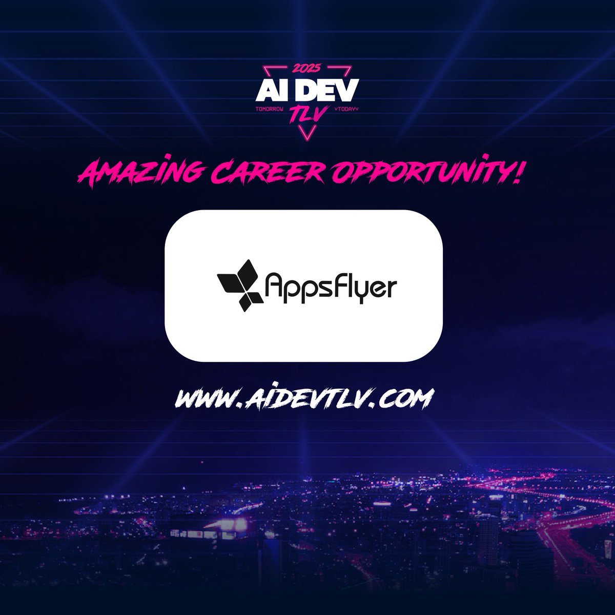 Looking for your next challenge as a Senior Data Engineer?
Check out this amazing career opportunity at AppsFlyer!
🔗boards.greenhouse.io/embed/job_app?…
See more opportunities at AI Dev TLV Jobs 💫
🔗 aidevtlv.com/jobs/