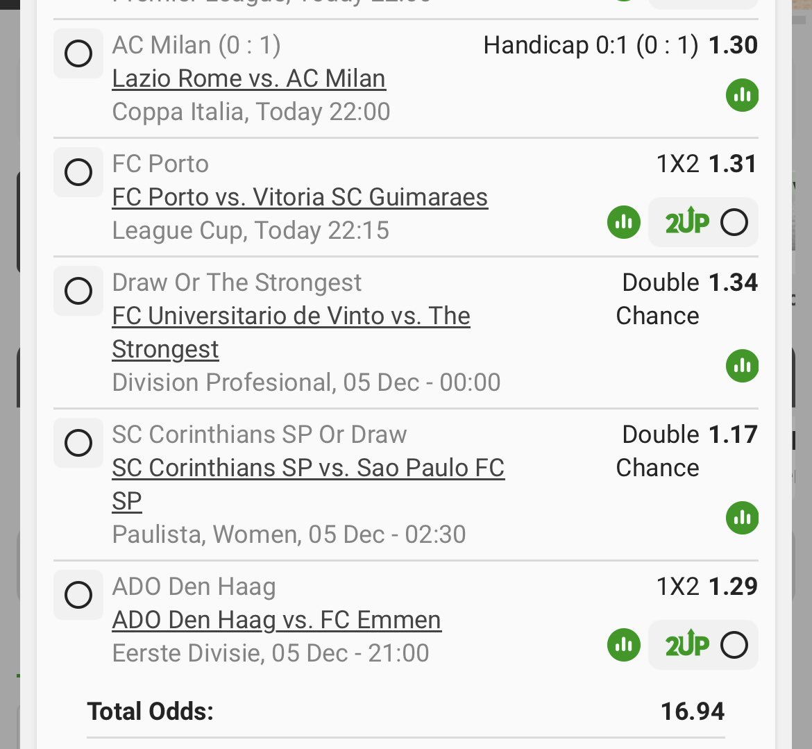 marejeni's tweet photo. Our daily meal is ready. Multi Bet betslip BW265B7790 https://t.co/LqE6GdXCMs