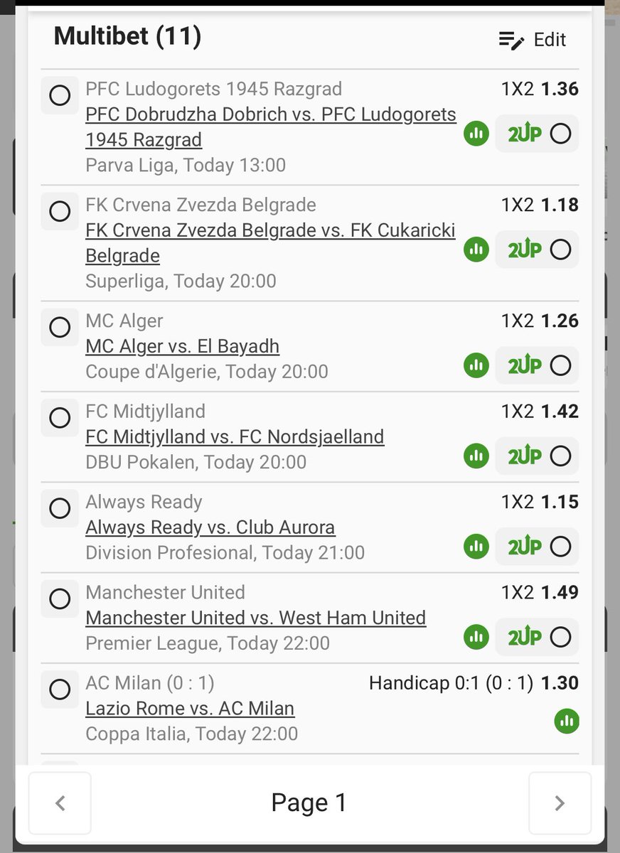 marejeni's tweet photo. Our daily meal is ready. Multi Bet betslip BW265B7790 https://t.co/LqE6GdXCMs