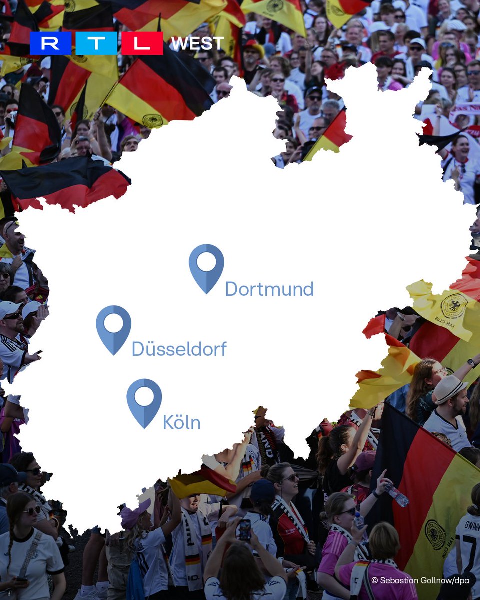 RTLWEST's tweet image. Die #Fußball-#Europameisterschaft der #Frauen findet 2029 in Deutschland statt. Das hat die #UEFA am Mittwoch (03.12.) bekanntgegeben. Insgesamt soll in acht Spielstätten gekickt werden - drei davon liegen in Nordrhein-Westfalen. Ministerpräsident @HendrikWuest (CDU) sieht das