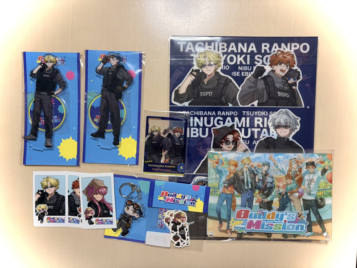 ストグラフェス　ガチャ　警察　SGPD　A賞　アクリルパネル ストグラ警察バディPUS 行けた！買えました！！ グッズ可愛い