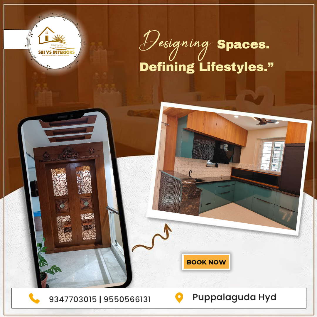 interiors_vs's tweet image. Crafting Beautiful Spaces that Truly Define Your Lifestyle

From elegant entrance designs to modern, functional kitchens we create spaces that reflect your personality 

#SrivsInteriors #InteriorDesign #HomeInterior #DreamHome #bestinteriors #Puppalaguda #manikonda #HYD