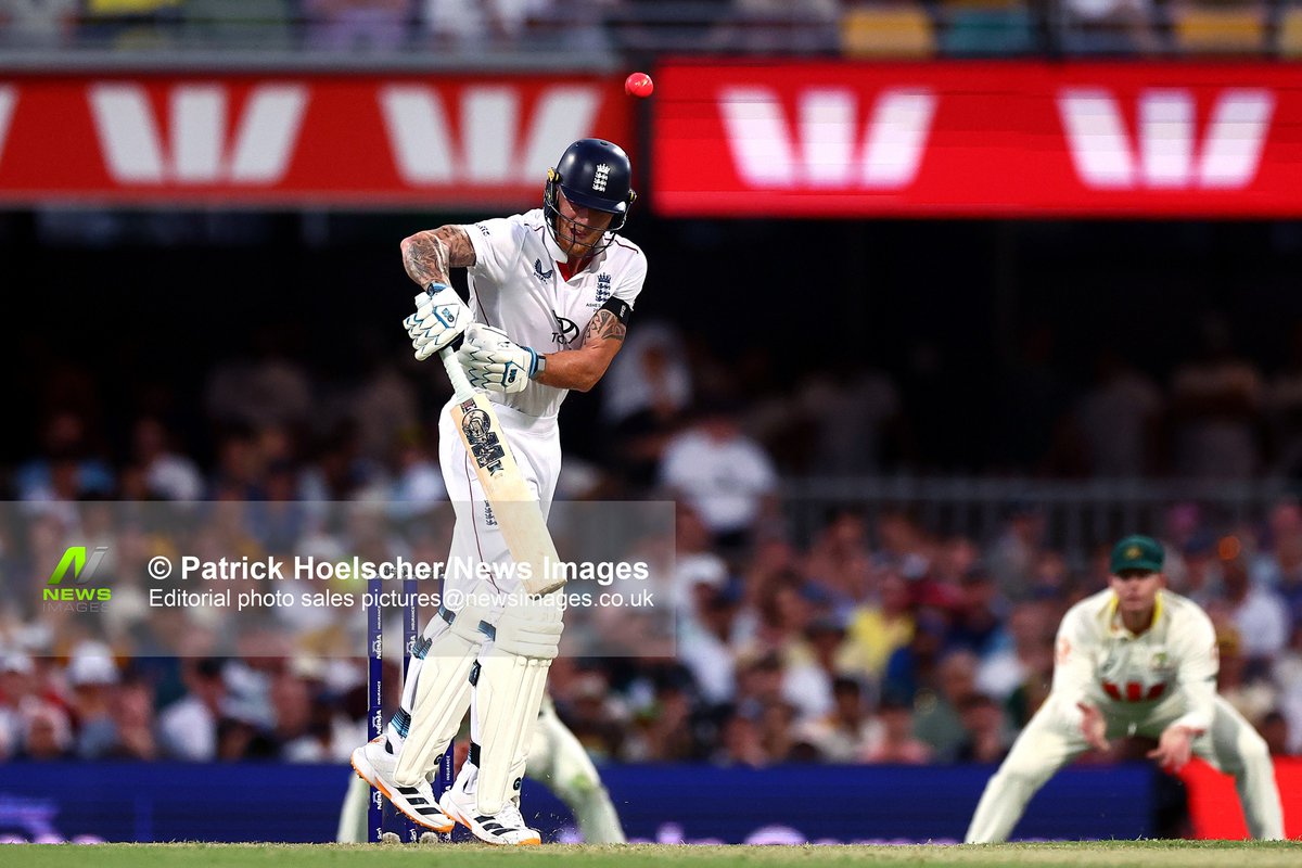 Ben Stokes of England bats during the NRMA Insurance Ashes Second Test Day 1 Series match Australia vs England at The Gabba, Brisbane Cricket Ground, Brisbane, Australia, 4th December 2025 (Photo by Patrick Hoelscher/News Images)
To view images from this game goto